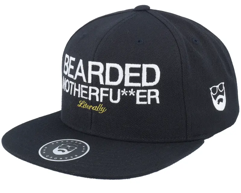 Bearded Man Bearded Mother Fu**ker Black/White Snapback online