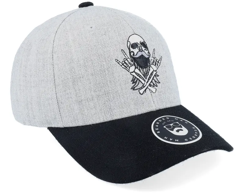 Bearded Man Bearded Rockstar Scull Grey/Black Adjustable online