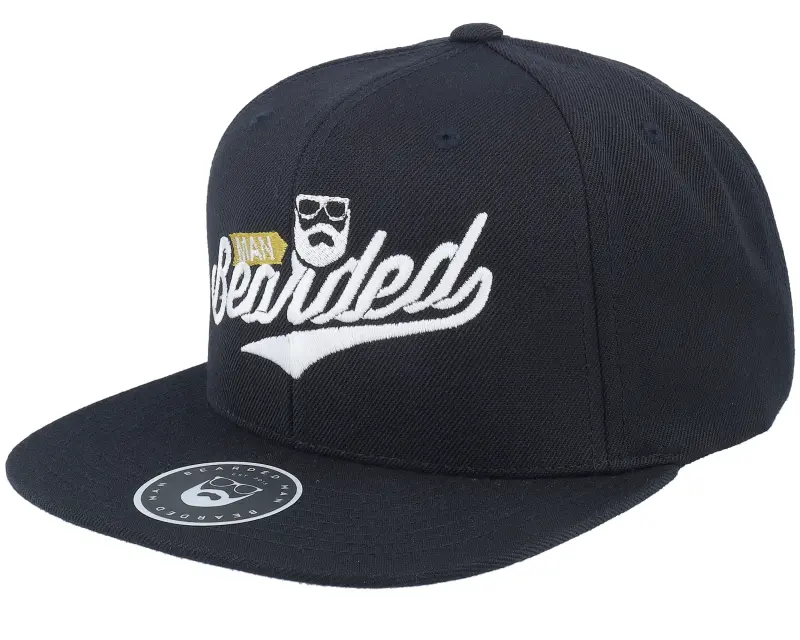 Bearded Man Bearded Script Black Snapback online