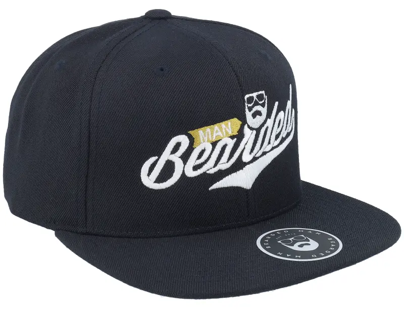 Bearded Man Bearded Script Black Snapback online