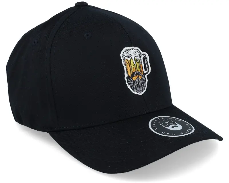 Bearded Man Beer Man Logo Black Flexfit online