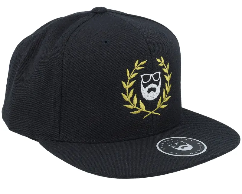 Bearded Man Caesar Logo Black Snapback online
