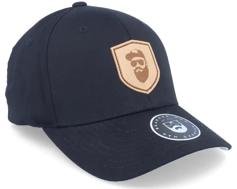 Bearded Man Cap Man Badge Patch Black Flexfit online