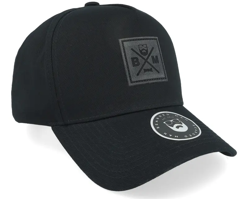 Bearded Man Charcoal BM Cross Logo Patch Black A-Frame Adjustable online
