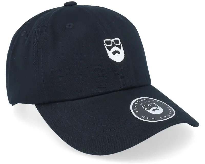 Bearded Man Dad Cap Black/White Adjustable online