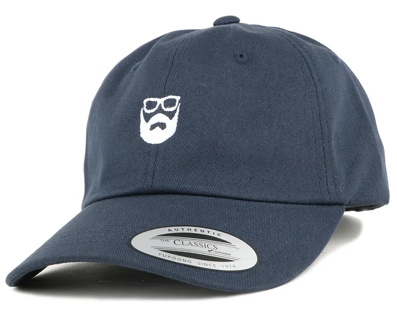 Bearded Man Dad Cap Navy/White Adjustable online