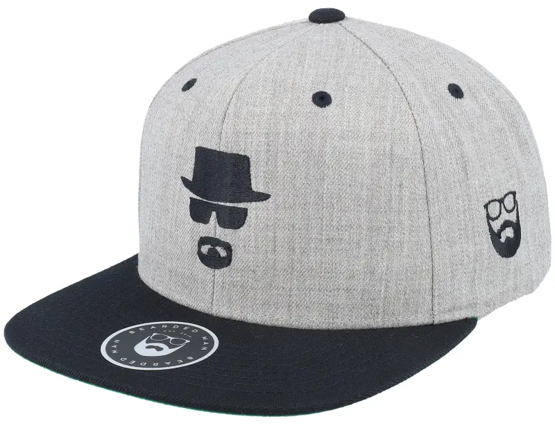 Bearded Man Heisenbeard Grey/Black Snapback online