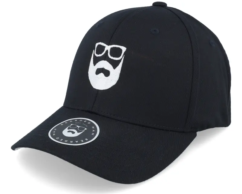 Bearded Man Logo Black Flexfit online
