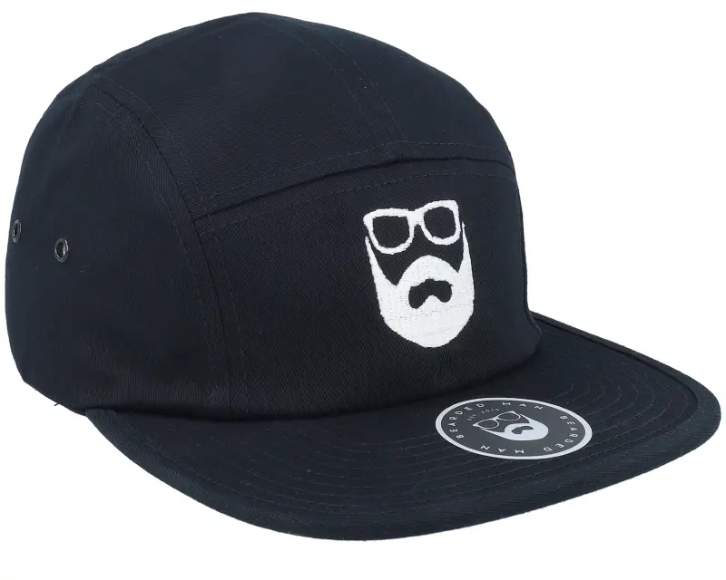 Bearded Man Logo Black/White 5-Panel online