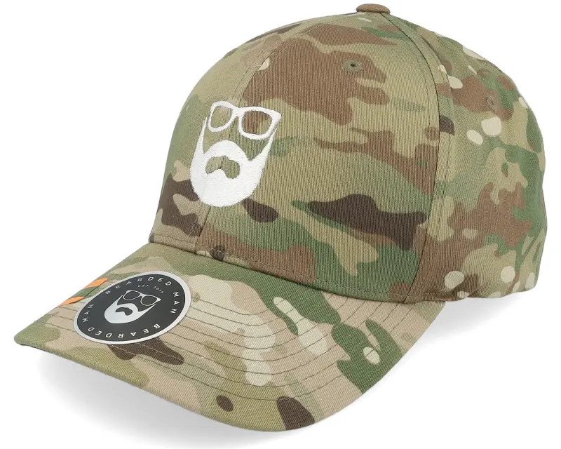 Bearded Man Logo Camo Flexfit online