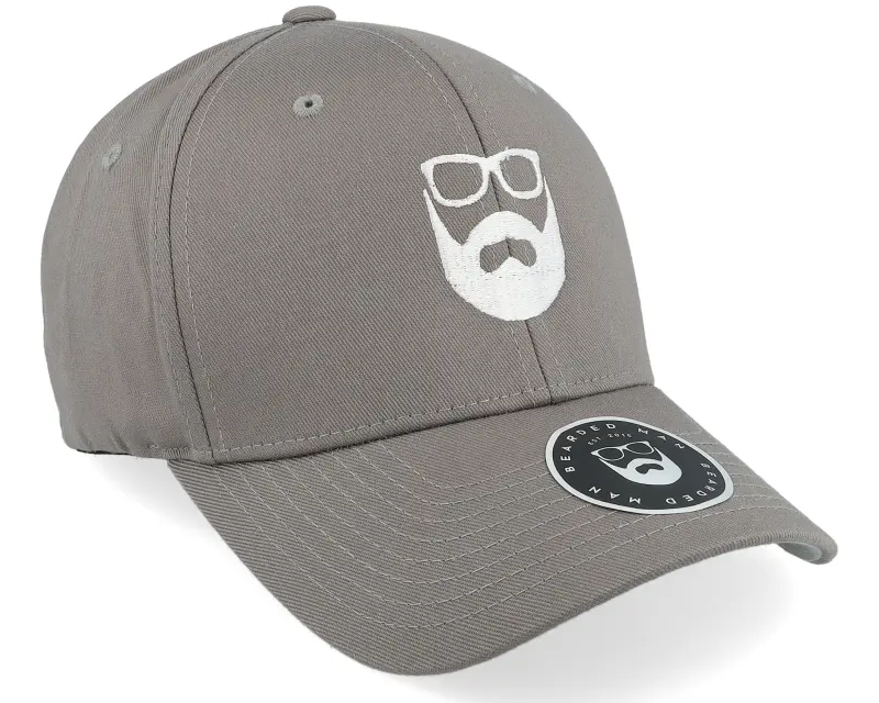 Bearded Man Logo Grey/White Flexfit online