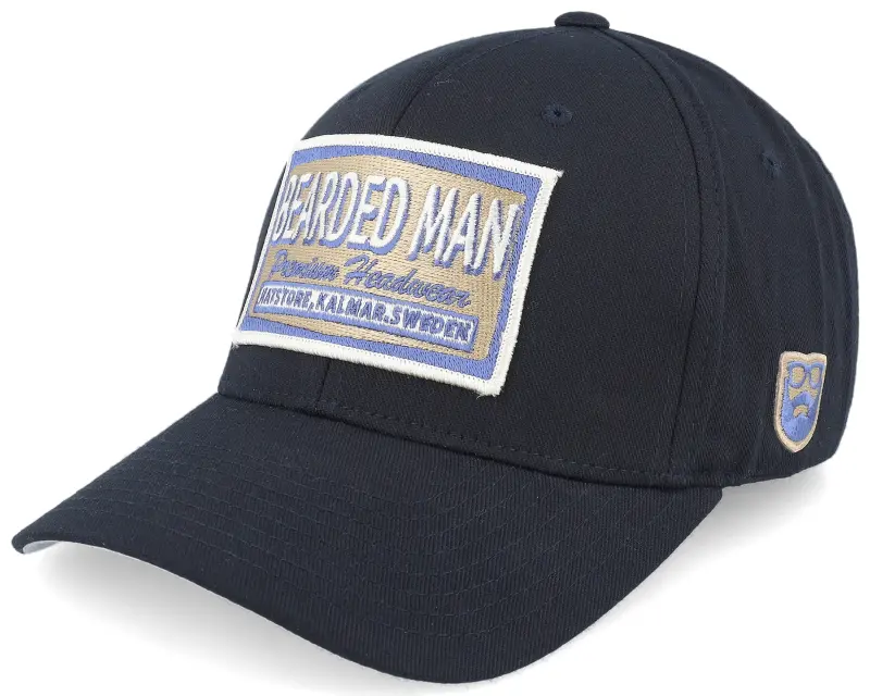 Bearded Man Logo Khaki/Navy Black Flexfit online