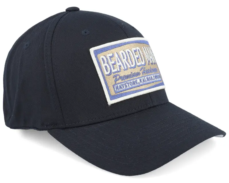 Bearded Man Logo Khaki/Navy Black Flexfit online