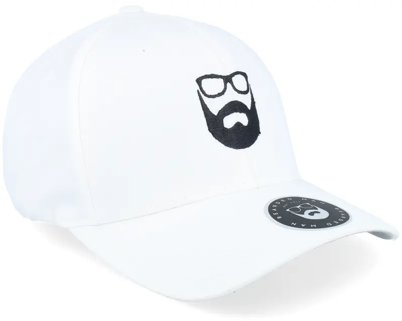 Bearded Man Logo White Flexfit online