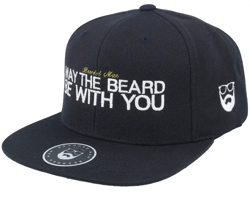 Bearded Man May The Beard Black Snapback online