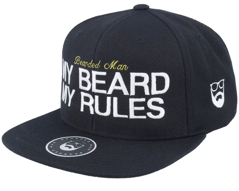 Bearded Man My Beard My Rules Black Snapback online