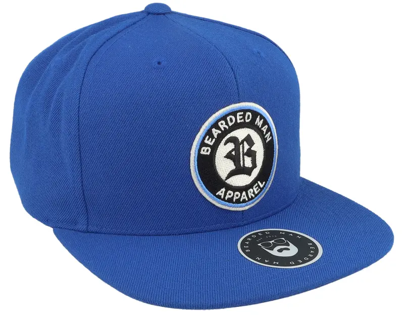 Bearded Man Old English B Patch Blue Snapback online