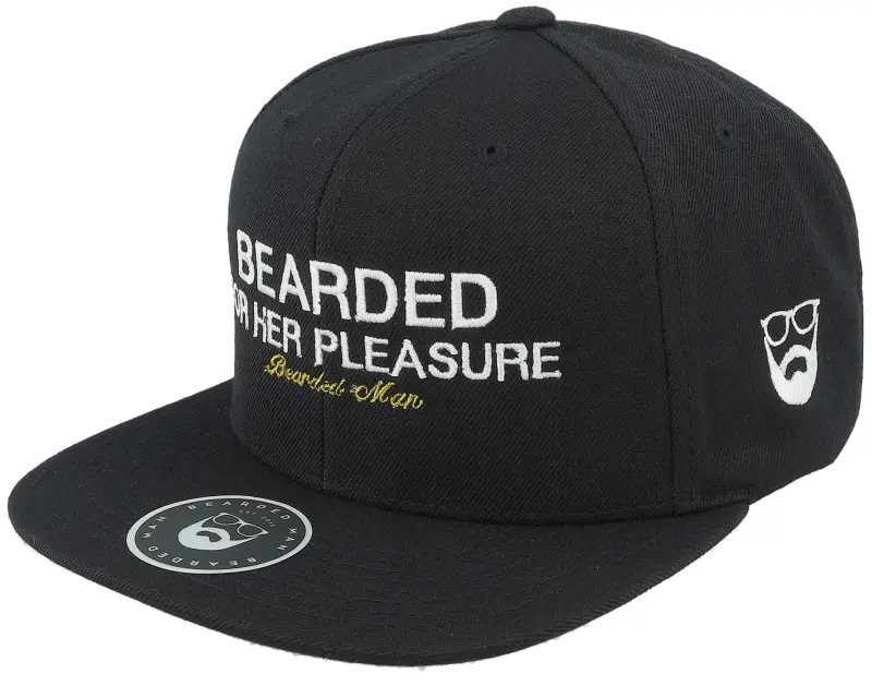 Bearded Man Pleasure Black Snapback online