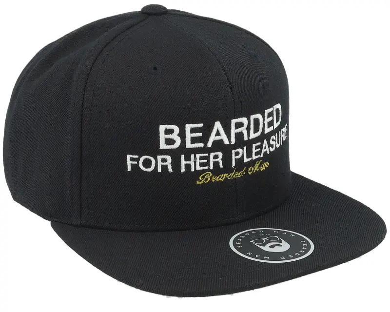 Bearded Man Pleasure Black Snapback online