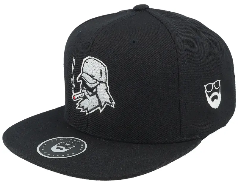 Bearded Man Spike Beard Black Snapback online