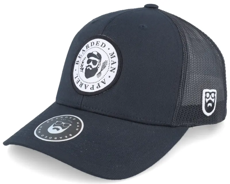Bearded Man The President Of Beards Patch Black Trucker online