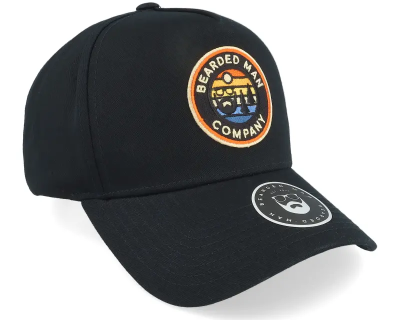 Bearded Man Vibrant Sunset Patch Black A-Frame Adjustable online