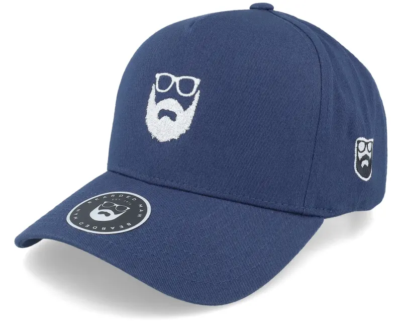 Bearded Man Wild Beard Movember A-Frame Navy Adjustable online