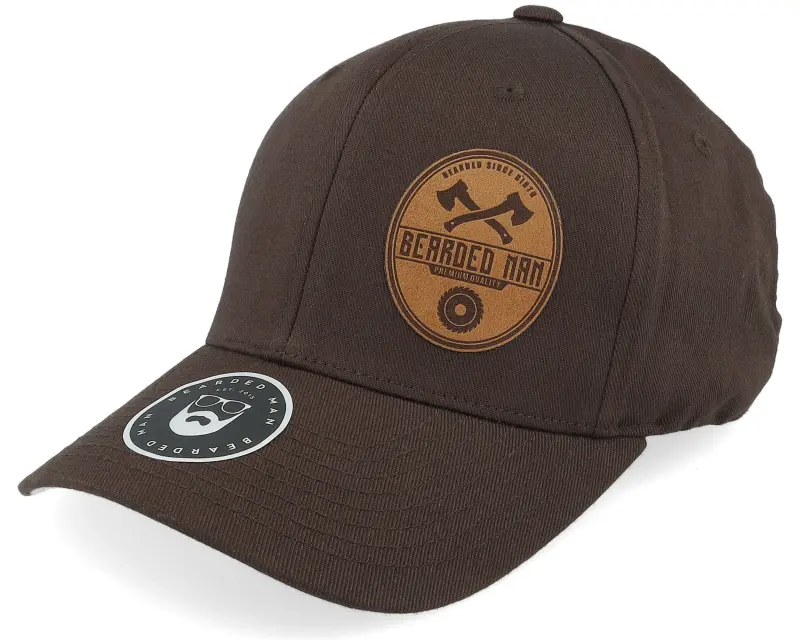 Bearded Man Wood Work Emblem Wooly Combed Brown Flexfit online