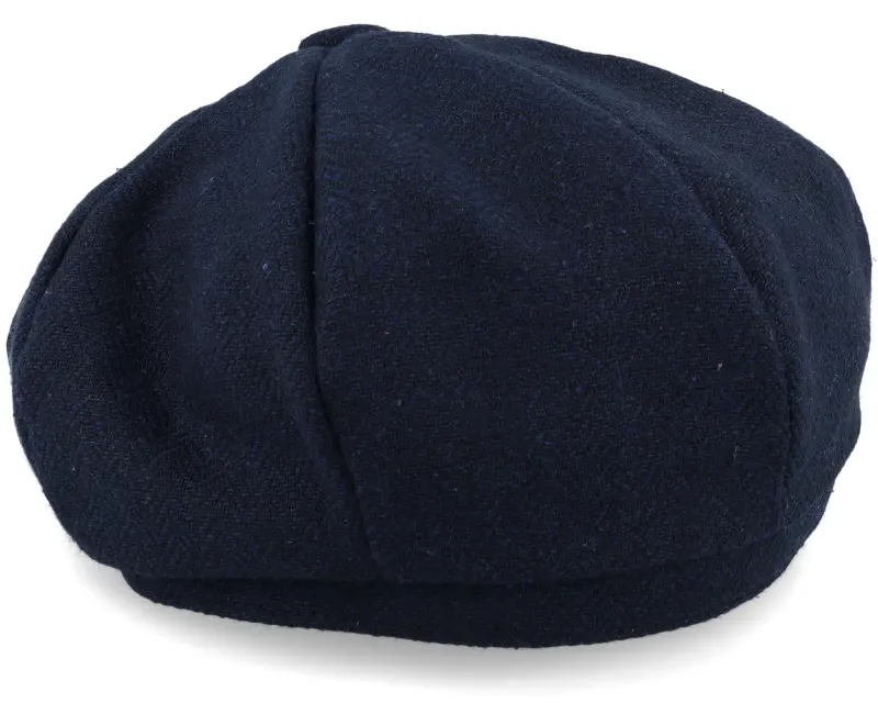 Beechfield Navy Heringbone Heritage Bakerboy Flat Cap online