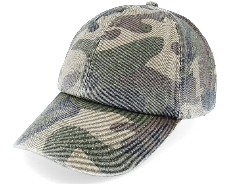 Beechfield Vintage Washed Jungle Camo Dad Cap online