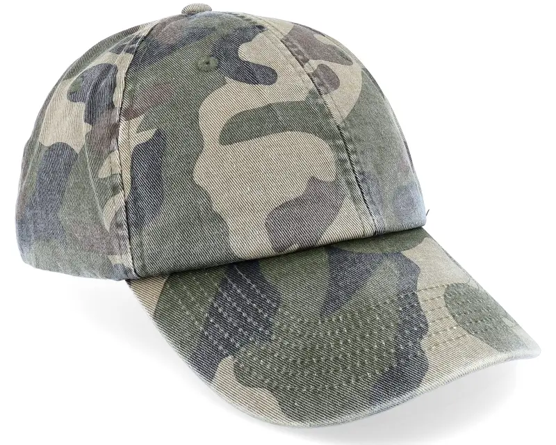 Beechfield Vintage Washed Jungle Camo Dad Cap online
