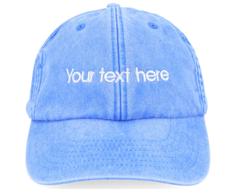 Beechfield Washed Cap With Embroidery Cornflower Dad Cap online