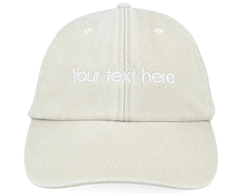 Beechfield Washed Cap With Embroidery Sand Dad Cap online