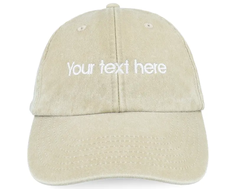Beechfield Washed Stone Dad Cap With Embroidery online