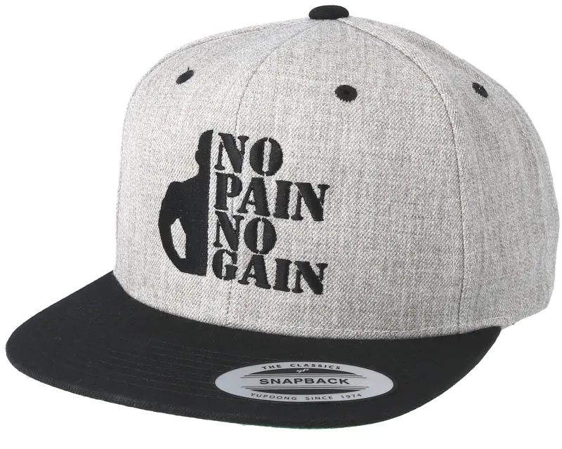 Berzerk No Pain No Gain Grey/Black Snapback online