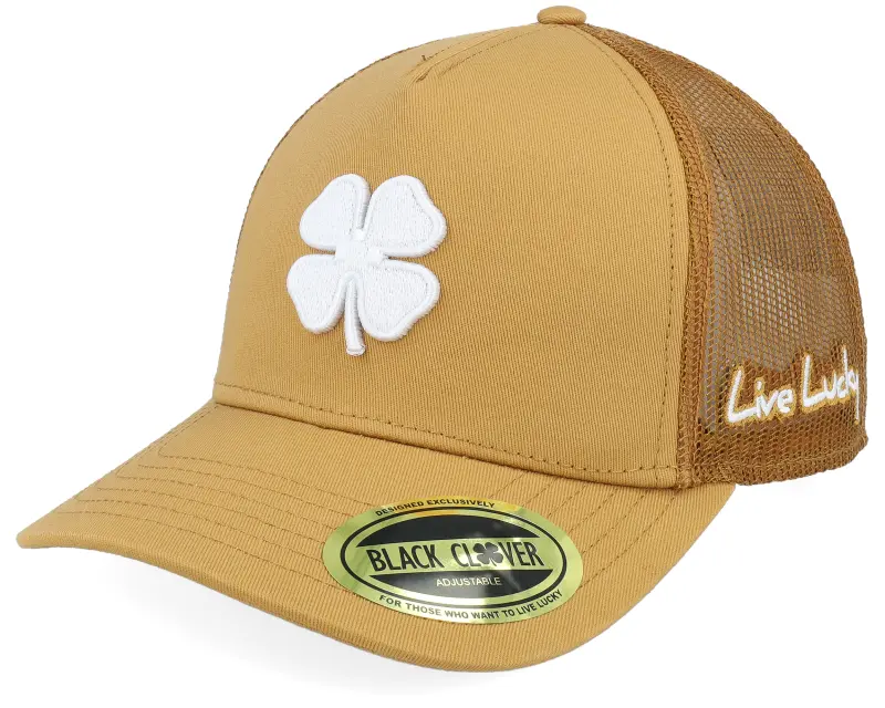 Black Clover Hardy 3 Brown A-Frame Trucker online