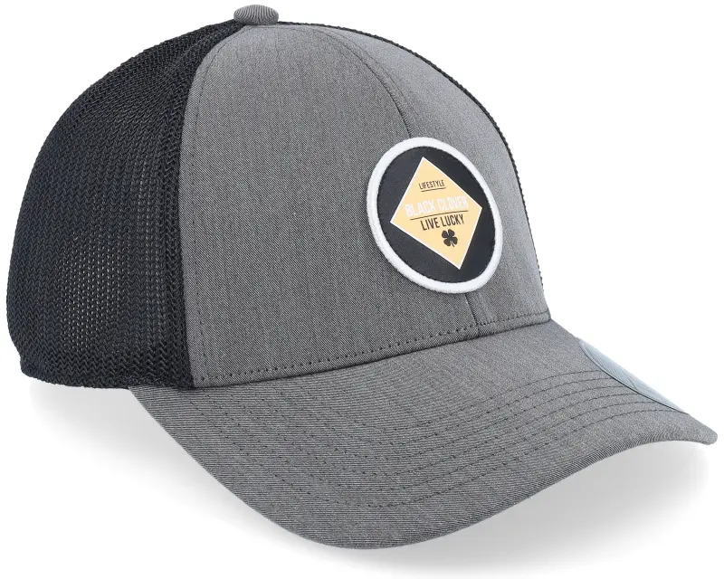 Black Clover Jaxton Charcoal W Black Mesh W Patch Trucker online