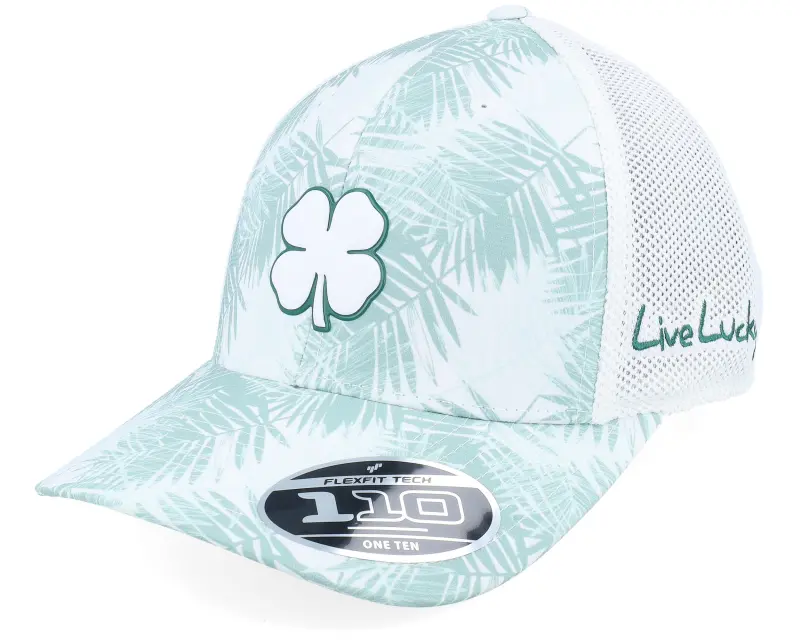 Black Clover Malta 2 White/Green Tropical Trucker online
