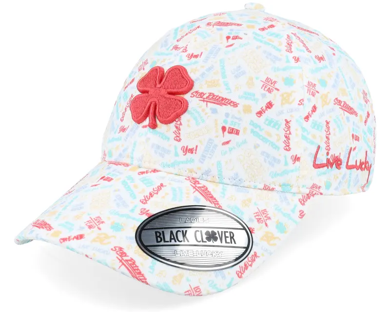 Black Clover Tagger 2 White/Paradise Pink Dad Cap online