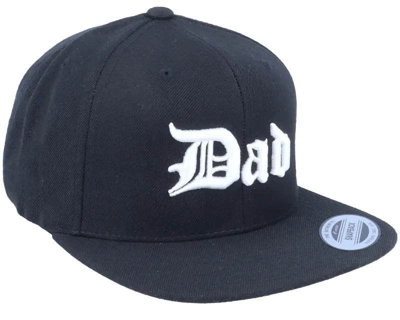 Blackletter 3D Dad Black Snapback online