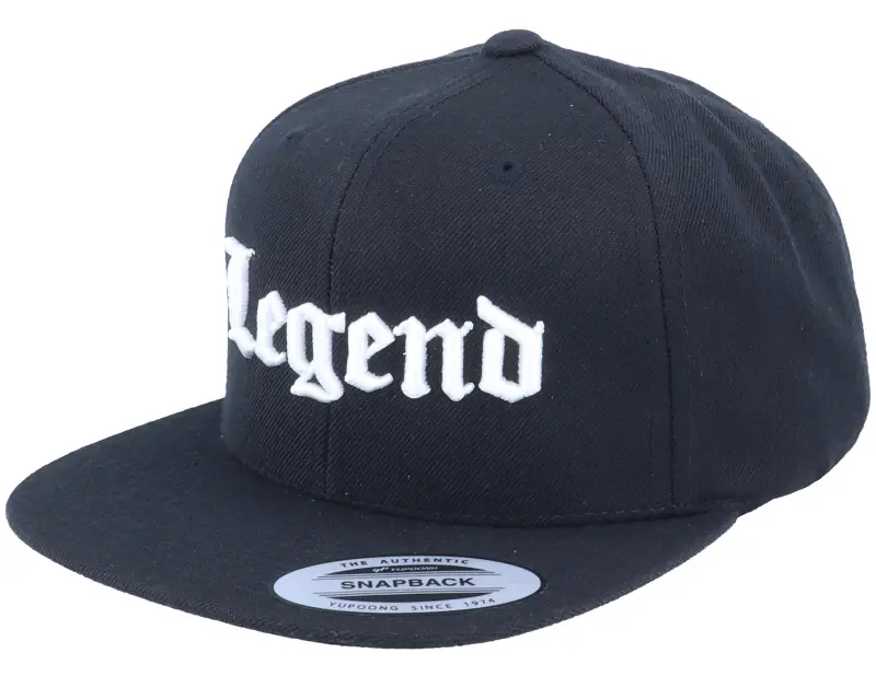 Blackletter 3D Legend Black Snapback online