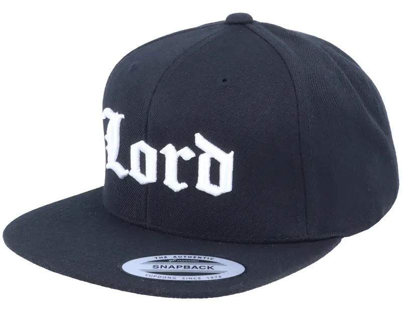 Blackletter 3D Lord Black Snapback online