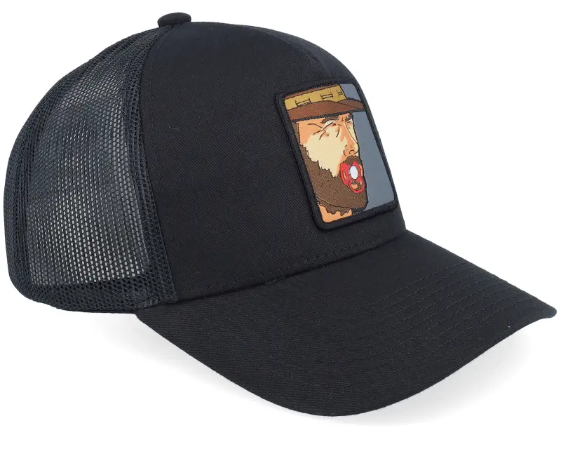 BOOM Grown Man With Pacifier Patch Black A-frame Trucker online