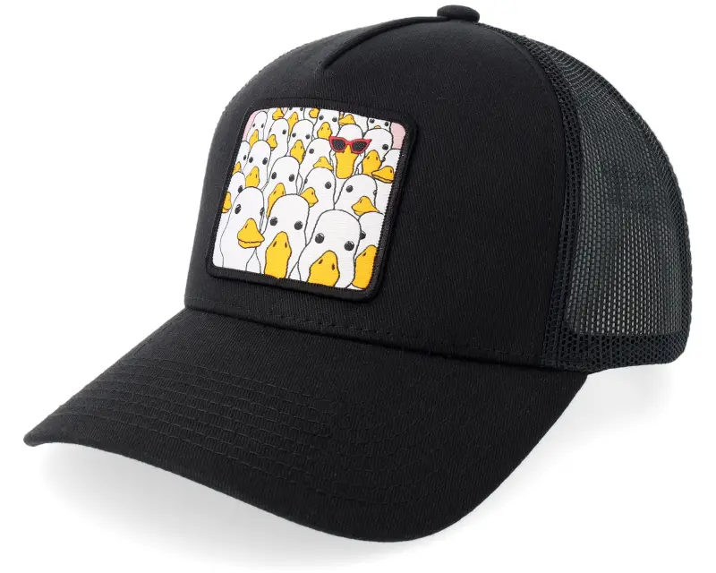 BOOM Silliest Goose Patch Black A-frame Trucker online