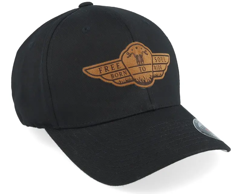 Born To Ride Free Soul Biker Patch Black Flexfit online
