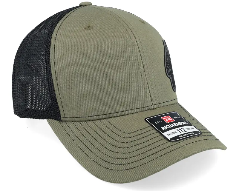 Born To Ride Live Fast Helmet Black Patch Loden/Black Trucker online