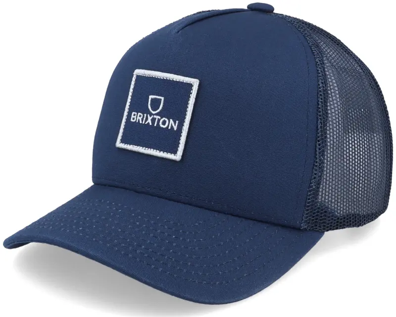 Brixton Alpha Block X C Medium Profile Mesh Navy/Navy Trucker online