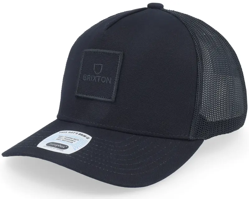 Brixton Alpha Block X C Mesh Cap Black/Black Trucker online