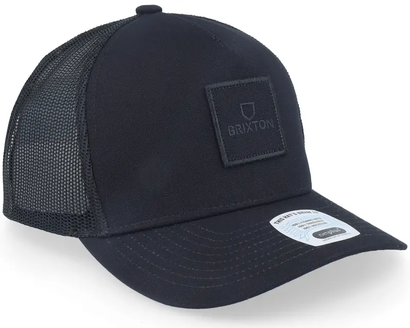 Brixton Alpha Block X C Mesh Cap Black/Black Trucker online