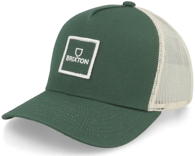 Brixton Alpha Block X C Mp Mesh Dark Forest/Off White Trucker online